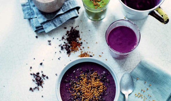 Beet + cherry smoothie