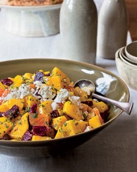 Beet-and-blood-orange salad with mint