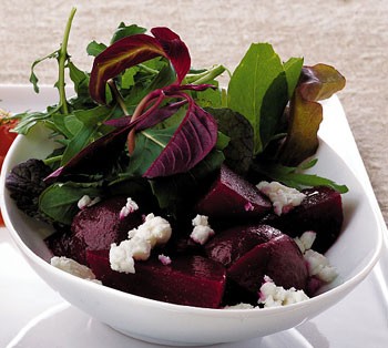 Beet and feta salad