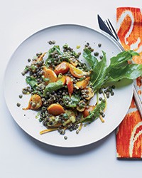 Beet-and-lentil salad