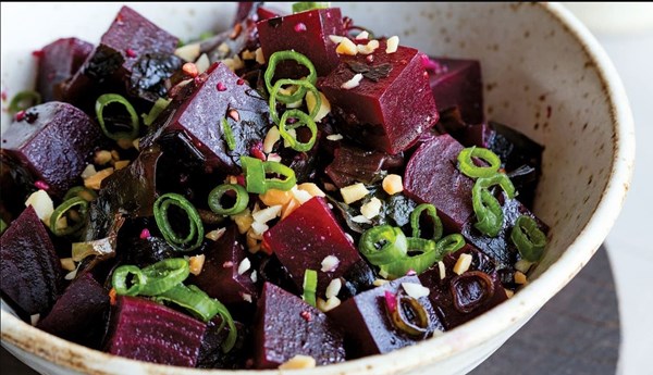 Beet and macadamia [poke]
