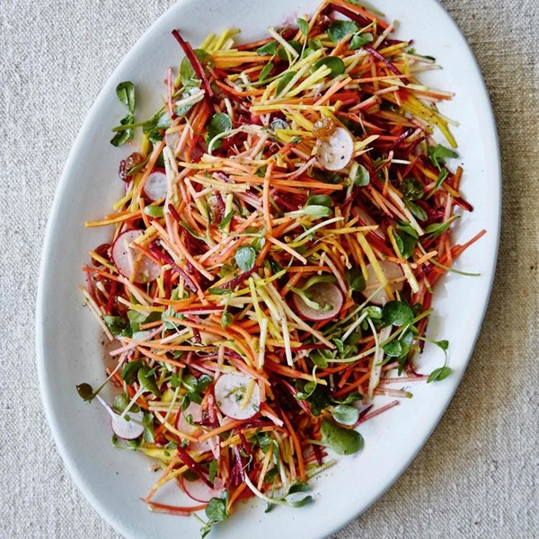 Beet, carrot & apple salad