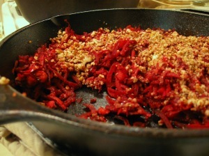 Beet-cranberry salad