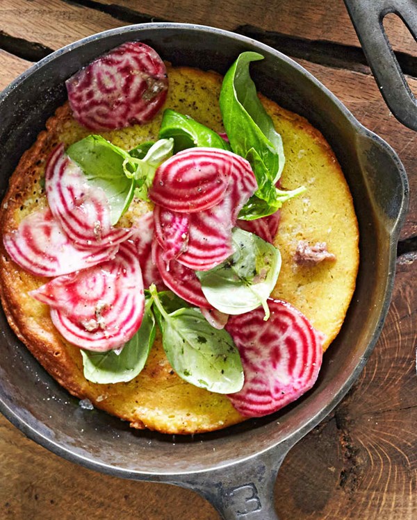 Beet farinata