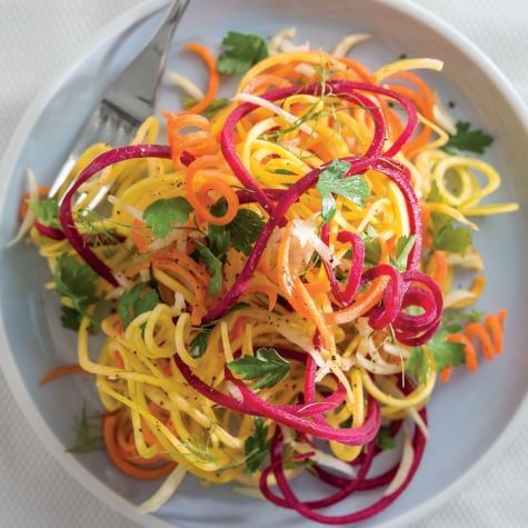 Beet, fennel & carrot salad