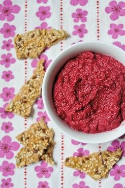 Beet hummus
