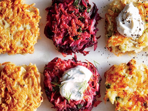 Beet latkes