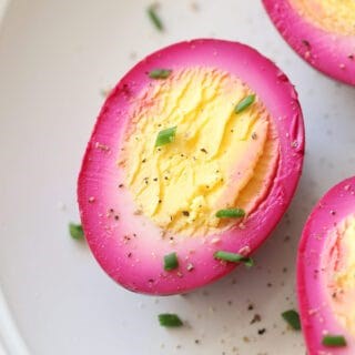 Beet pickled eggs