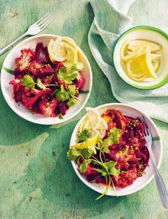 Beetroot & cauliflower curry