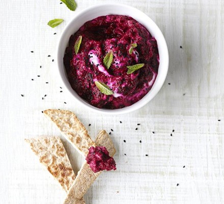 Beetroot & mint dip