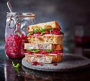 Beetroot & red cabbage sauerkraut 