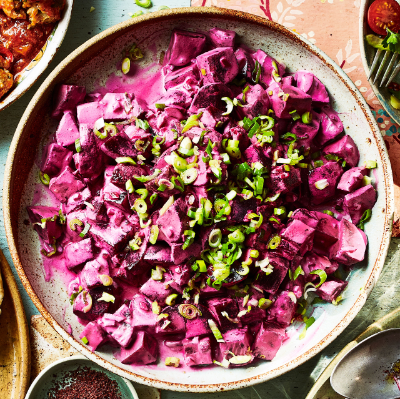 Beetroot & yogurt salad