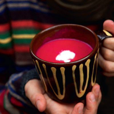 Beetroot and apple soup