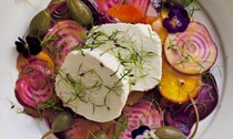 Beetroot and goat’s cheese salad