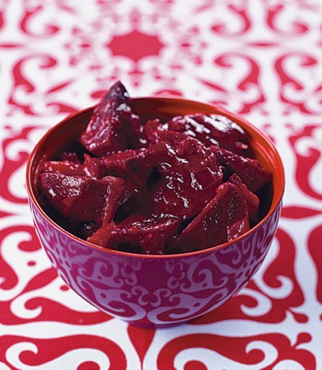 Beetroot, cumin and tomatoes
