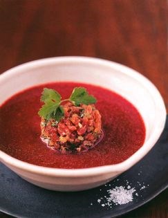 Beetroot gazpacho (Gazpacho de remolacha)