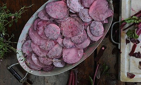 Beetroot gratin