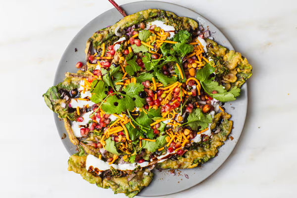Beetroot leaf chaat