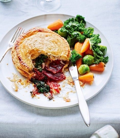 Beetroot pithiviers
