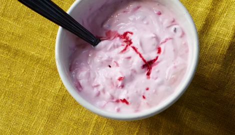 Beetroot raita