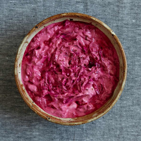 Beetroot raita