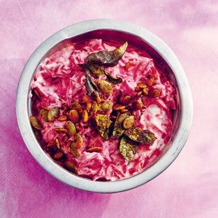 Beetroot raita