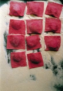 Beetroot ravioli