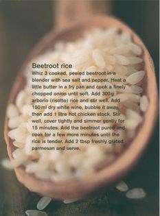 Beetroot rice