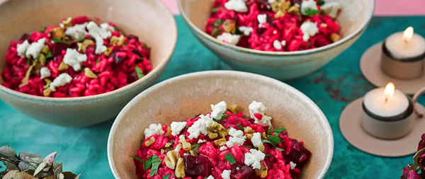 Beetroot risotto