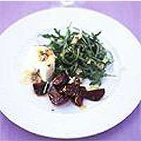 Beetroot, rocket and walnut salad with tarragon