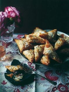 Beetroot samosas