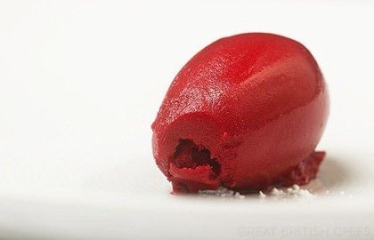 Beetroot sorbet