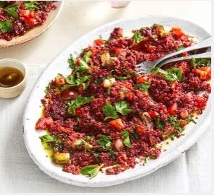 Beetroot tabbouleh