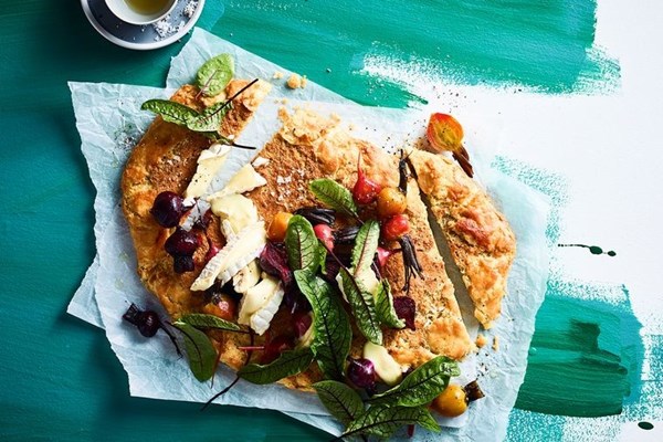 Beetroot, triple cream Brie and caraway