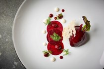 Beetroot with horseradish and sourdough