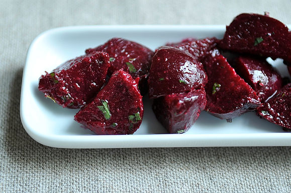 Beets and herbs salad