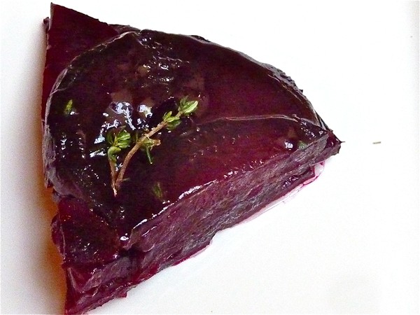 Beets Anna with maple butter