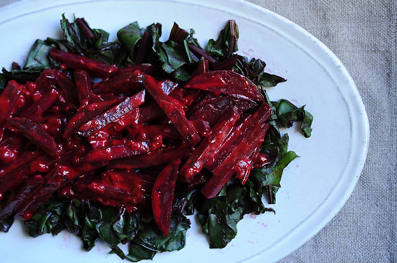 Beets in lime cream: 1987