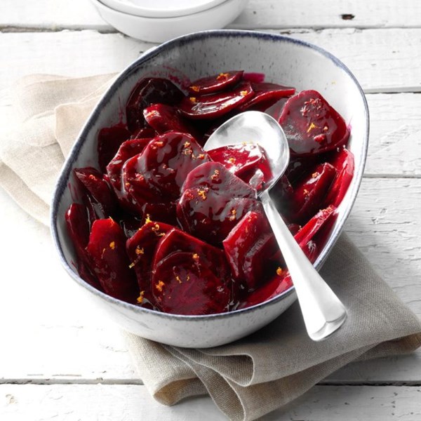 Beets in orange sauce