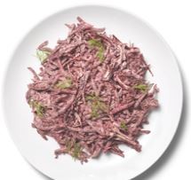 Beets with creamy dill