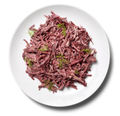 Beets with creamy dill dressing