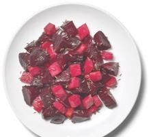 Beets with ham and beer