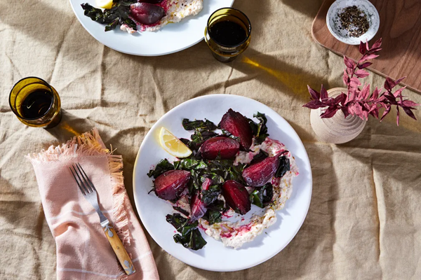 Beets with smoked fish mayo