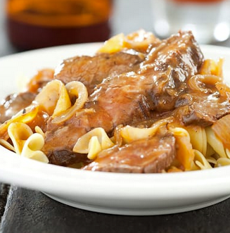 Belgian beef, beer, and onion stew (Carbonnade à la Flamande)
