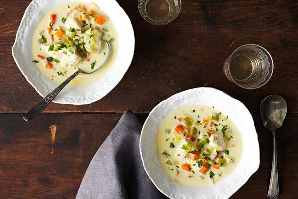 Belgian chicken waterzooi