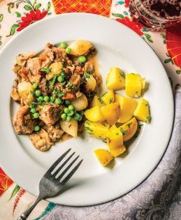 Belgian pork braised in cherry beer