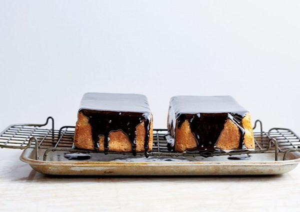 Belinda's flourless coconut and chocolate cake