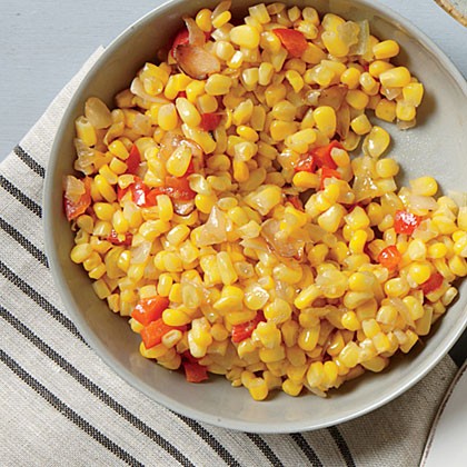 Bell pepper and corn sauté