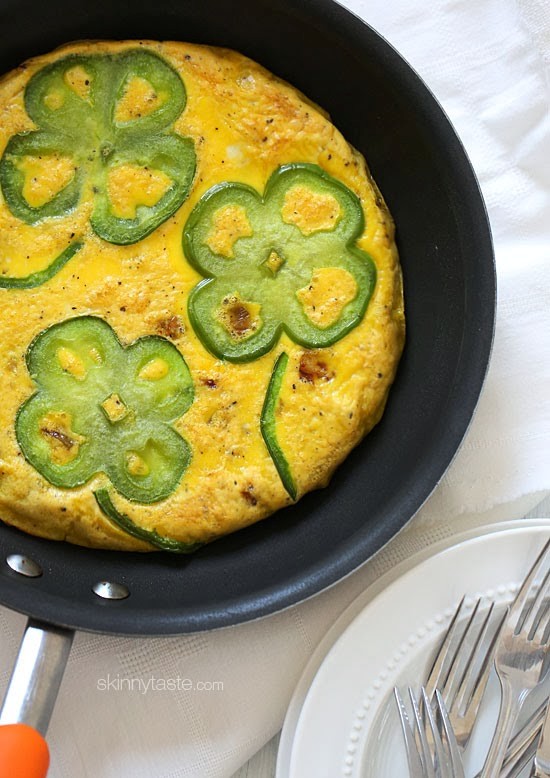 Bell pepper and potato frittata
