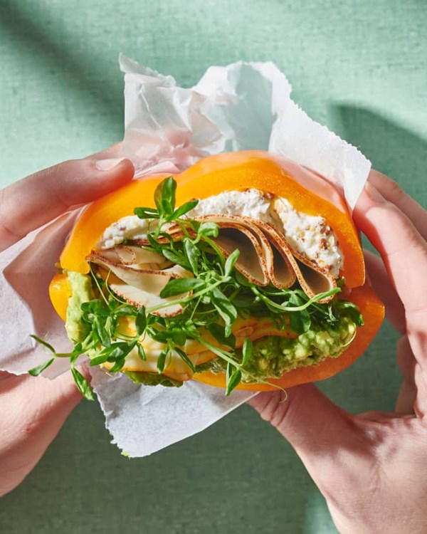 Bell pepper sandwich